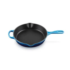 Le Creuset Signature Skillet Hoog, 26cm azure