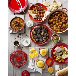 Le Creuset Stoneware Dinerbord, 27cm kersenrood