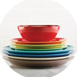 Le Creuset Stoneware Ontbijtbord, 22cm kersenrood