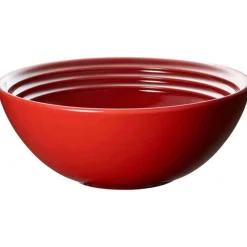 Le Creuset Stoneware Ontbijtkom, 16cm kersenrood