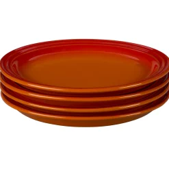 Le Creuset Stoneware Ontbijtbord, 22cm oranjerood