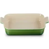 Le Creuset Stoneware Ovenschaal Rechthoekig, 32x25cm bamboo green