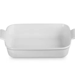 Le Creuset Stoneware Ovenschaal Rechthoekig, 32x25cm white