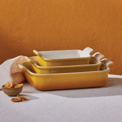 Le Creuset Stoneware Ovenschaal Rechthoekig, 32x25cm nectar