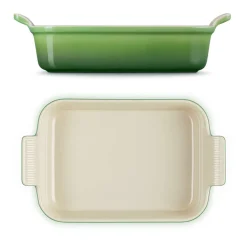 Le Creuset Stoneware Ovenschaal Rechthoekig, 26x20cm bamboo green