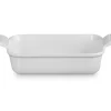 Le Creuset Stoneware Ovenschaal Rechthoekig, 26x20cm white