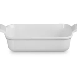 Le Creuset Stoneware Ovenschaal Rechthoekig, 26x20cm white