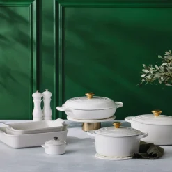 Le Creuset Stoneware Ovenschaal Rechthoekig, 26x20cm white