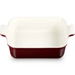 Le Creuset Stoneware Ovenschaal Vierkant, 23x23cm garnet
