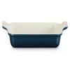 Le Creuset Stoneware Ovenschaal Rechthoekig, 19x15cm nuit