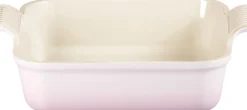 Le Creuset Stoneware Ovenschaal Vierkant, 23x23cm shell pink