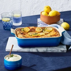 Le Creuset Stoneware Ovenschaal Rechthoekig, 32x25cm azure