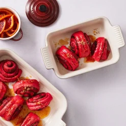 Le Creuset Stoneware Ovenschaal Rechthoekig, 19x15cm garnet