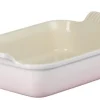 Le Creuset Stoneware Ovenschaal Rechthoekig, 32x25cm shell pink