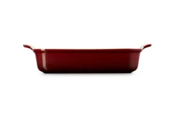 Le Creuset Stoneware Ovenschaal Rechthoekig, 32x25cm garnet