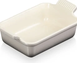 Le Creuset Stoneware Ovenschaal Rechthoekig, 19x15cm flint