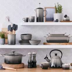 Le Creuset Stoneware Ovenschaal Rechthoekig, 19x15cm flint