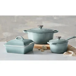 Le Creuset Stoneware Ovenschaal Rechthoekig, 19x15cm sea salt