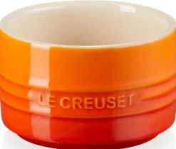 Le Creuset Stoneware Ramekin, 9cm oranjerood