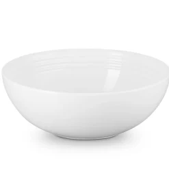 Le Creuset Stoneware Saladeschaal, 24cm white
