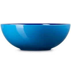 Le Creuset Stoneware Saladeschaal, 24cm azure