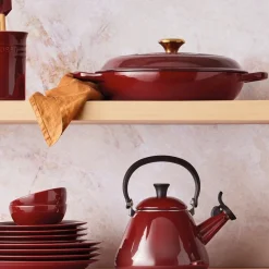Le Creuset Stoneware Spatelpot, 15cm garnet