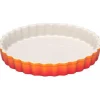 Le Creuset Tartelette- en Quichevorm, 24cm oranjerood
