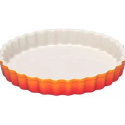 Le Creuset Tartelette- en Quichevorm, 24cm oranjerood