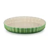 Le Creuset Tartelette- en Quichevorm, 28cm bamboo green