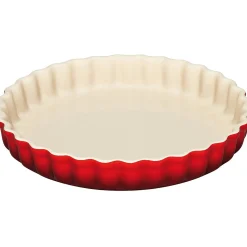 Le Creuset Tartelette- en Quichevorm, 24cm kersenrood