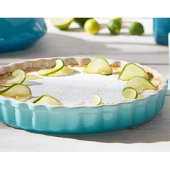 Le Creuset Tartelette- en Quichevorm, 28cm caribbean blauw
