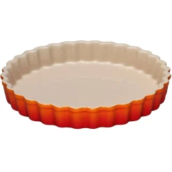 Le Creuset Tartelette- en Quichevorm, 28cm oranjerood