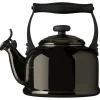 Le Creuset Tradition Fluitketel, 2,1L ebbenzwart