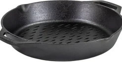 Lodge Grillpan Geperforeerd L10GBL, 30,5cm
