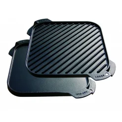 Lodge Reversible Bak- en Grillplaat Dubbelzijdig LSRG3, 27x27cm