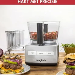 Magimix CS 5200 XL Foodprocessor, mat chroom