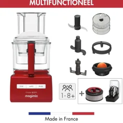 Magimix CS 5200 XL Premium Foodprocessor, rood
