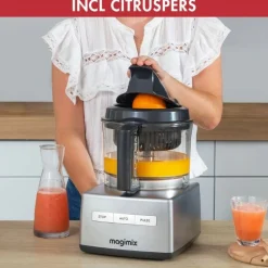 Magimix CS 5200 XL Premium Foodprocessor, mat chroom
