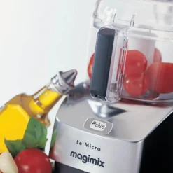 Magimix Le Micro Foodprocessor, mat chroom