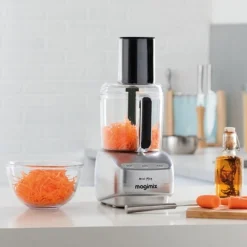 Magimix Le Mini Plus Foodprocessor, mat chroom