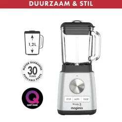 Magimix Power Blender 3, mat chroom