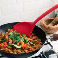 Mastrad All Silicone Wokspatel F10915, 31cm rood