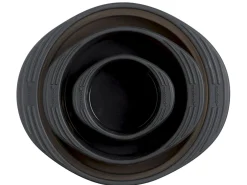 Mastrad Bakvorm Siliconen Rond F40414, zwart 3-delig