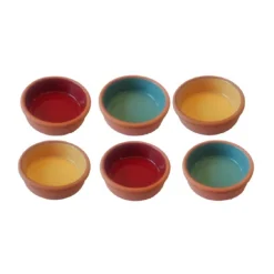 Mastrad Crème Brûlée Schaaltjes 3 kleuren 10cm F46121, 6 stuks