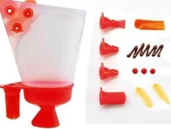 Mastrad Deco Pocket Spuitzak Herbruikbaar F38110, 0,1L rood