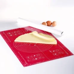 Mastrad Pastry Bakmat F50110, 30x40cm rood