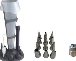 Mastrad Spuitzakset met 12 rvs spuitmondjes F38267