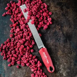 Microplane Premium Classic Zesteur Fijn, pomegranate red