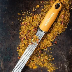 Microplane Premium Classic Zesteur Fijn, mustard yellow