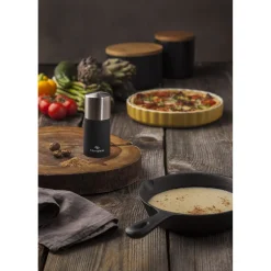 Microplane Spice Mill Nootmuskaatmolen, RVS/zwart